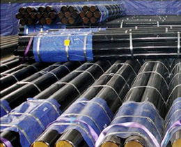 Packed ASTM A106 Gr.B Pipes in Pipe Factory