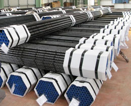 Packed ASTM A53 ERW Pipes in Pipe Factory