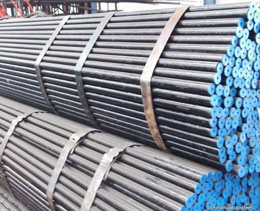 Packed DIN ERW Steel Pipes in Pipe Factory