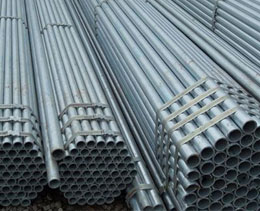 Packed Galvanized Steel Pipes in Pipe Factory
