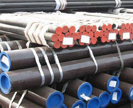 Packed Hot Expanded Steel Pipes in Pipe Factory