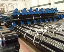 Packed Marine Steel Pipes in Pipe Factory