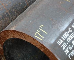 Packed Thick Wall Steel Pipes in Pipe Factory