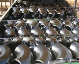 Packed ASTM A234 Reducing Elbows in Pipe Factory