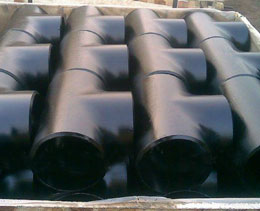 Packed ASTM A234 Straight TEE in Pipe Factory