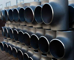 Packed ASTM A234 Straight TEE in Pipe Factory